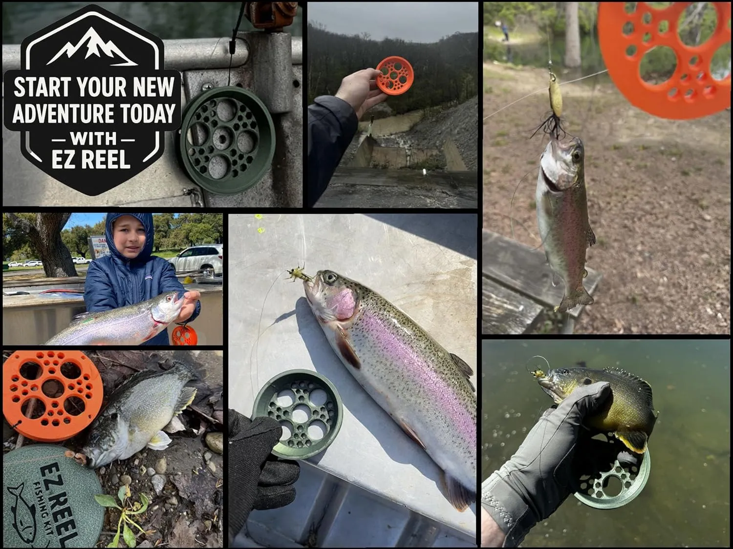 EZ Reel-Fishing Kit – Pocket Size- Handline - Fishing Reel | Ultimate Compact Rodless Reel Fishing Kit for Hiking, Survival, and Adventure.