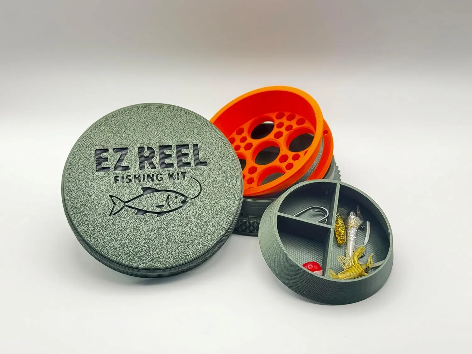 EZ Reel-Fishing Kit – Pocket Size- Handline - Fishing Reel | Ultimate Compact Rodless Reel Fishing Kit for Hiking, Survival, and Adventure.