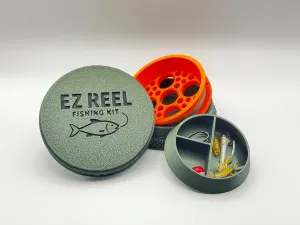 EZ Reel-Fishing Kit – Pocket Size- Handline - Fishing Reel | Ultimate Compact Rodless Reel Fishing Kit for Hiking, Survival, and Adventure.