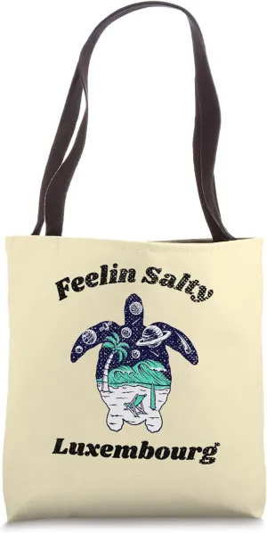 Feelin Salty Luxembourg Vacation Travel Travel Tote Bag