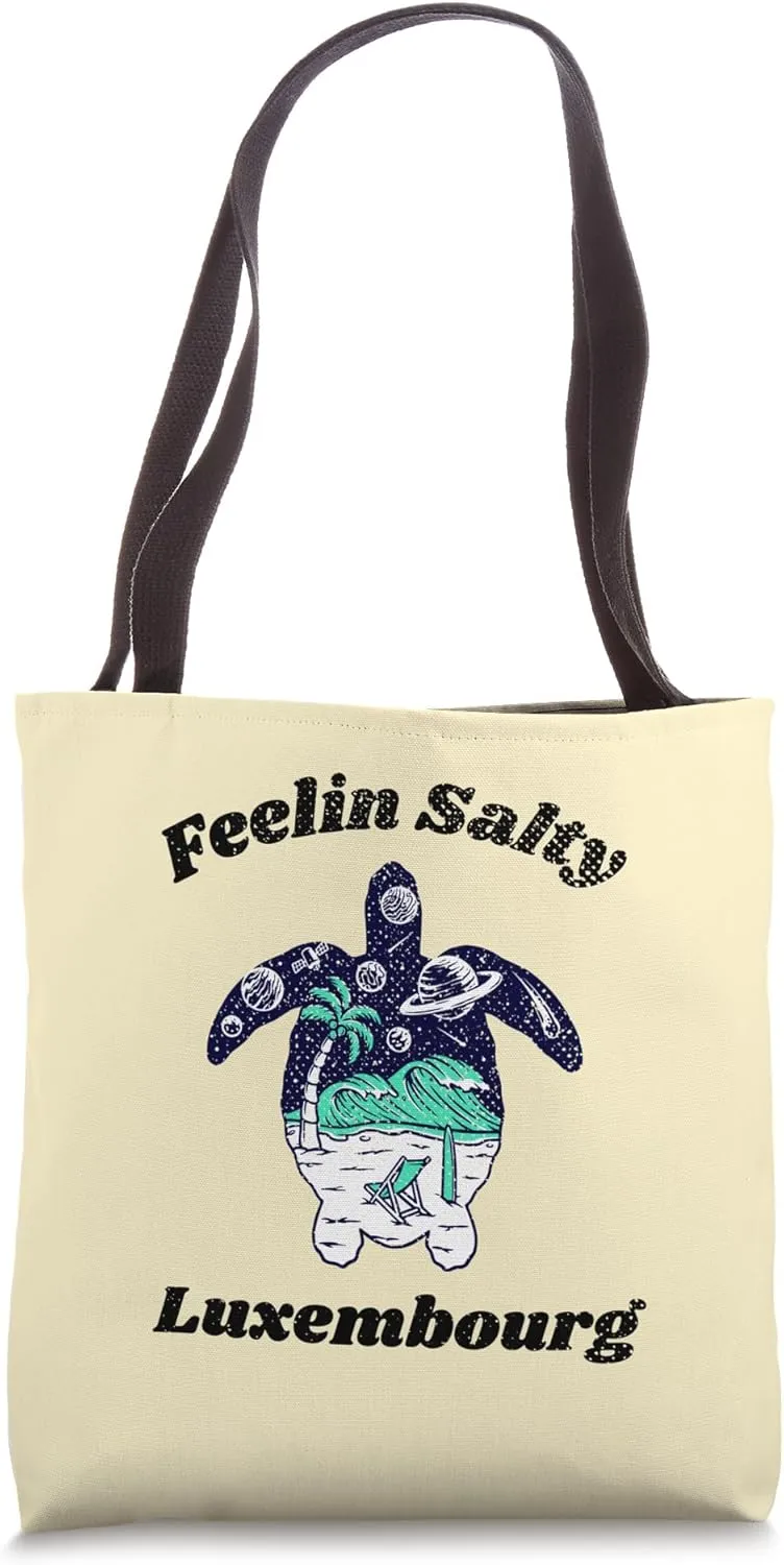 Feelin Salty Luxembourg Vacation Travel Travel Tote Bag