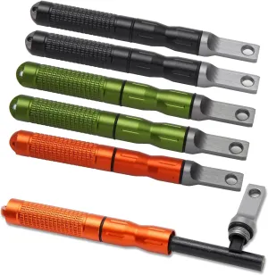 Ferro Rods - Fire Starter Sticks Fire Striker Flint and Steel Fire Starter Kit Survival Flint Fire Steel Spark Magnesium Rod for EDC, Camping,Hiking,Bush-Craft,Emergency Survival Kits