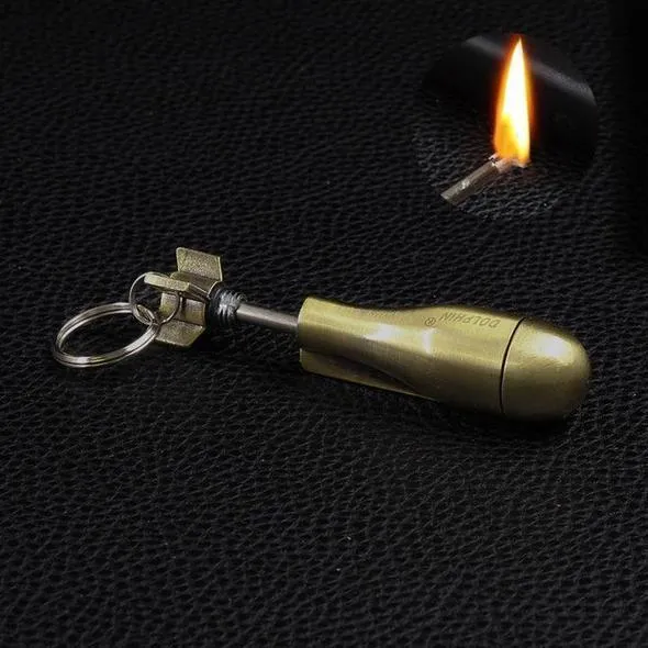 Fire Keychain Don't miss it Detailed Starter Flint