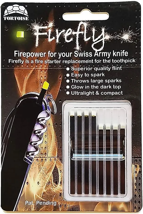 Firefly Variety 8 Pack - Fire Starter Accessory for Swiss Army Victorinox Knives