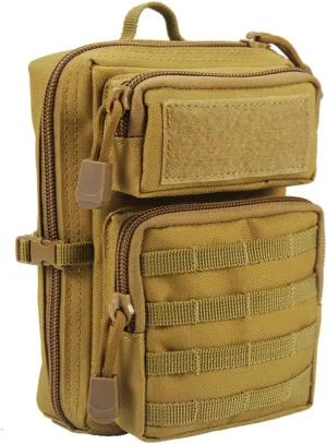 First Aid Backpack Camping Waist Belt Bag Outdoor Phone Pouch Hiking Medicine Pouch Hiking Pouch First Aid Utility Storage Small Phone Pouch Spray Polyester Wild Travel