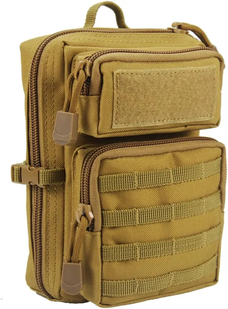 First Aid Backpack Camping Waist Belt Bag Outdoor Phone Pouch Hiking Medicine Pouch Hiking Pouch First Aid Utility Storage Small Phone Pouch Spray Polyester Wild Travel