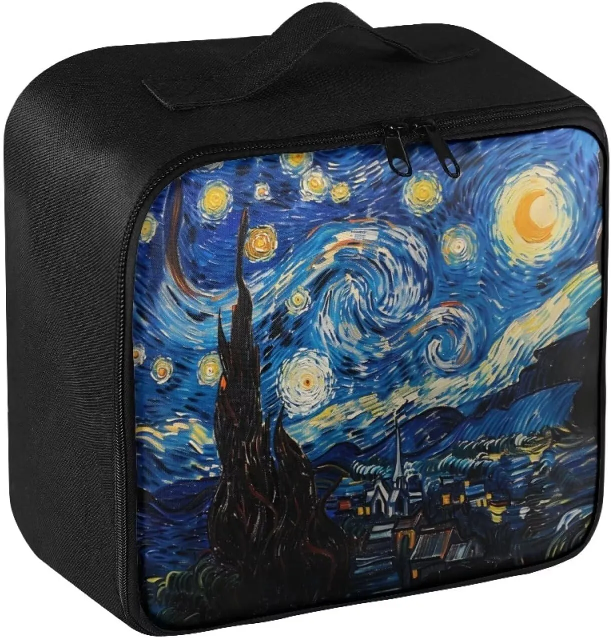 First Aid Bag Empty Van Gogh Starry Night Medical Bag Empty Medium Travel First Aid Kit Pouch Portable Medical Supplies Organizer Bag for Traveling Hiking Camping Backpacking Cycling