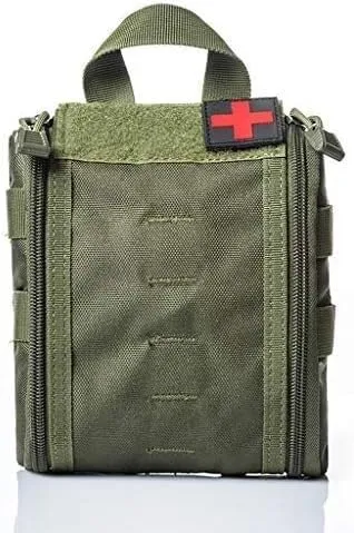 First Aid Box First Aid Kit - Outdoor Sports Travel Travel Car Care Storage Bag, Survival Articles Emergey Kit Bag(D)