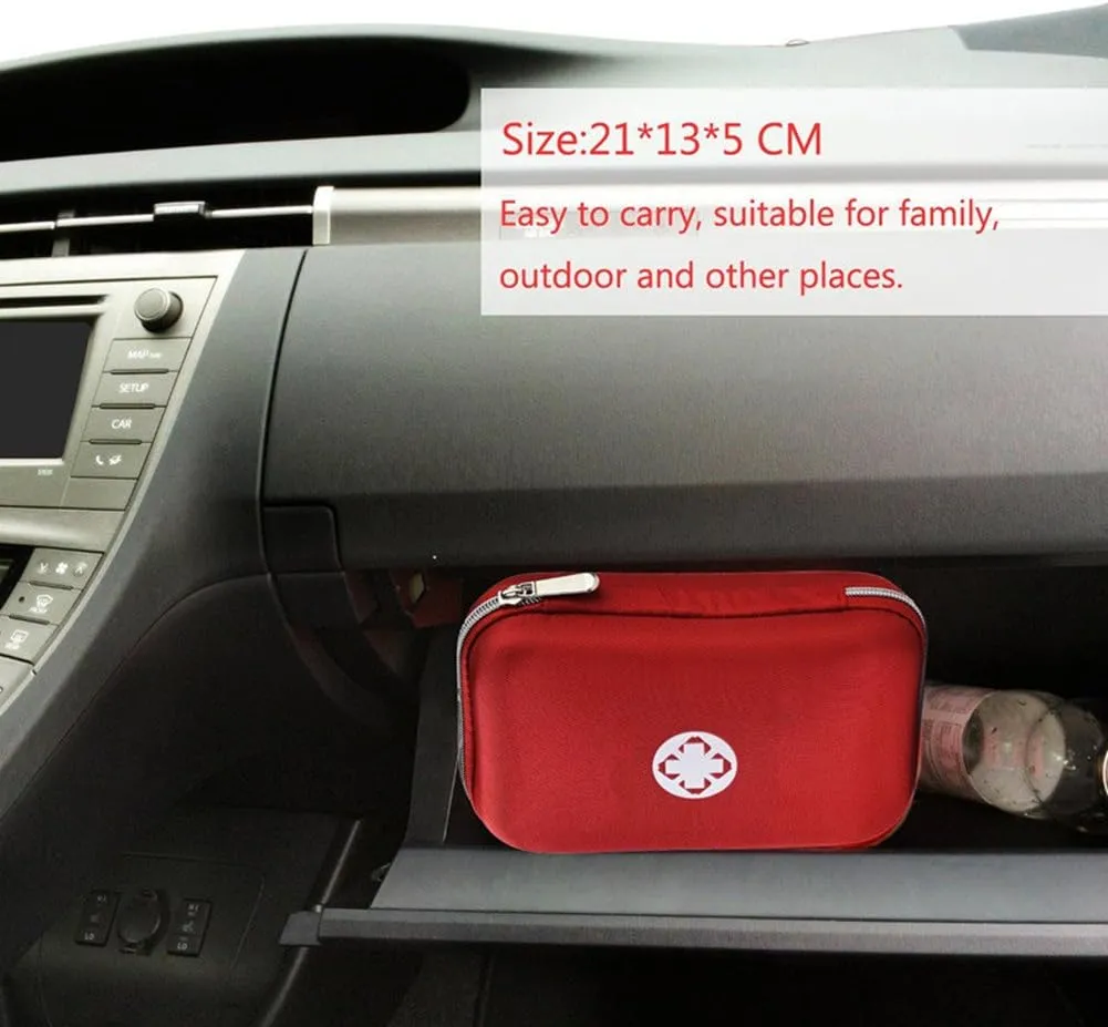 First Aid Kit-45 Pieces Portable Medical Emergency Kits for Home, Outdoors, Car, Camping, Workplace, Hiking & Survival