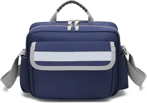 First Aid Kit Bag Empty, Travel Medical Bag Portable Pouch Medicine Bag Organizer Storage, Travel Emergency Kit for Home Outdoor Travel Camping Hiking Office Car(Blue)