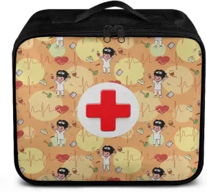 First Aid Kit Empty Medical Supplies Organizer Bag Medkit Trauma Aid Kit for Family Travel Workplace College Dorm Sports Venues Vehicle RV Essentials (Bag Only)