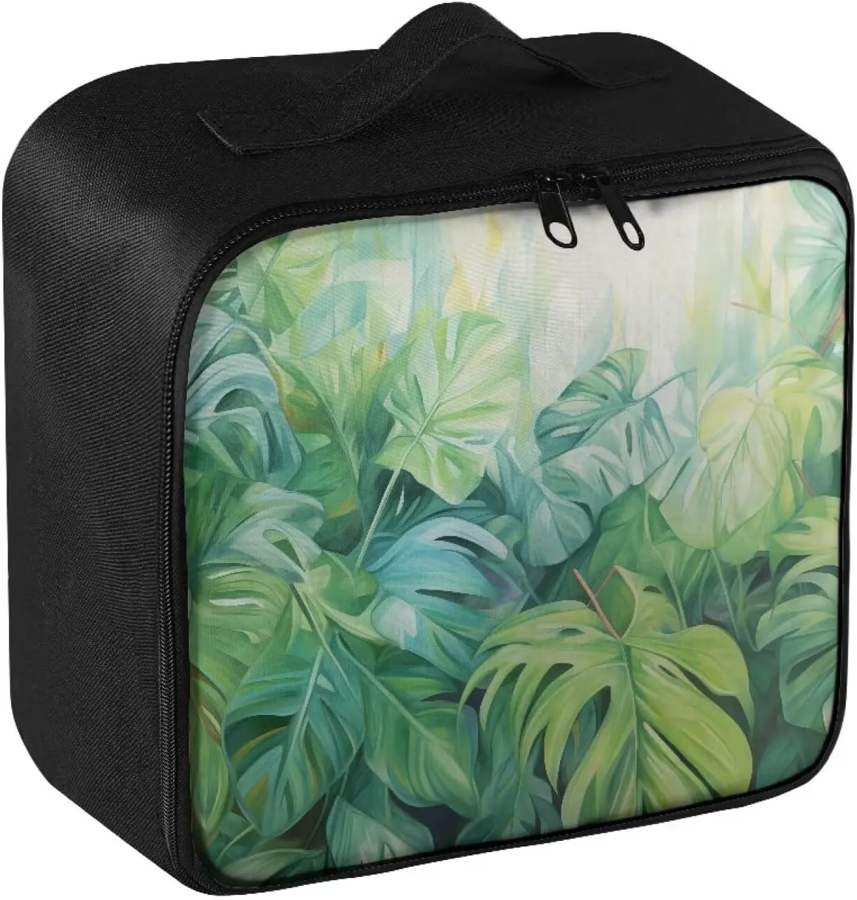 First Aid Kit Organizer Bag Empty Green Leaves Emergency Medical Bag Travel Size First Aid Pouch Storage Medical Supplies Organizer Bag for Car Home Office Kitchen Sport Outdoor