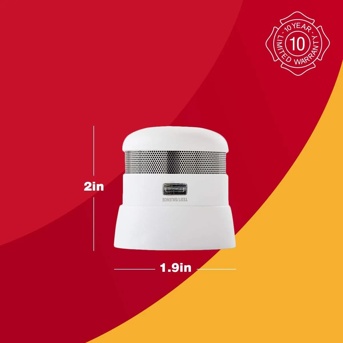 First Alert Photoelectric Smoke Detector | 10 Year Sealed Battery Backup, P1010