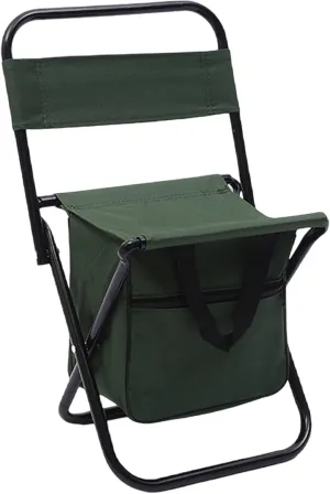 Fishing Chair, Folding Stool with Back and Carry Bag, Oxford Cloth Fishing Chairs, Lightweight Portable Compact Chair for Camping Hunting Hiking Garden.