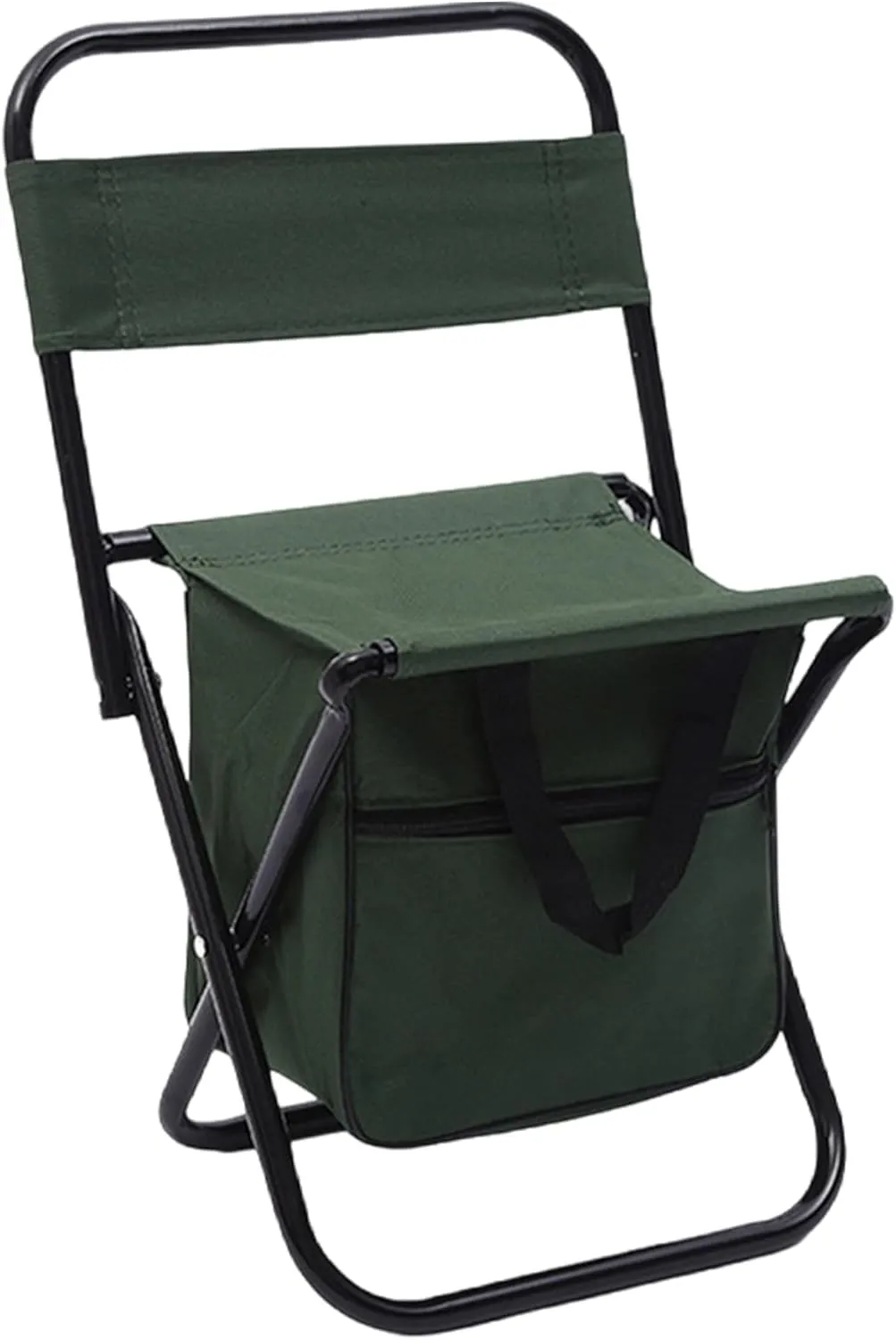 Fishing Chair, Folding Stool with Back and Carry Bag, Oxford Cloth Fishing Chairs, Lightweight Portable Compact Chair for Camping Hunting Hiking Garden.