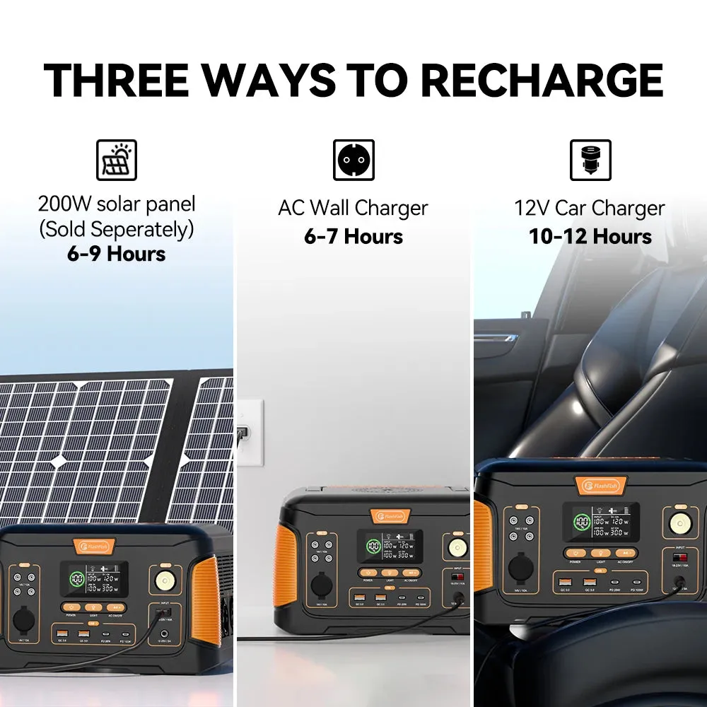 FlashFish 1000W Solar Power Station