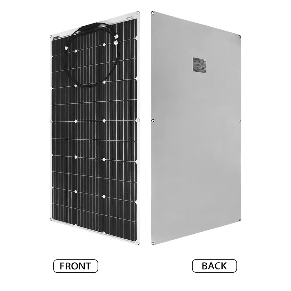 Flexible Solar Panel Kit (100W, 200W, 300W) - High-Efficiency 12V/24V Battery Charger