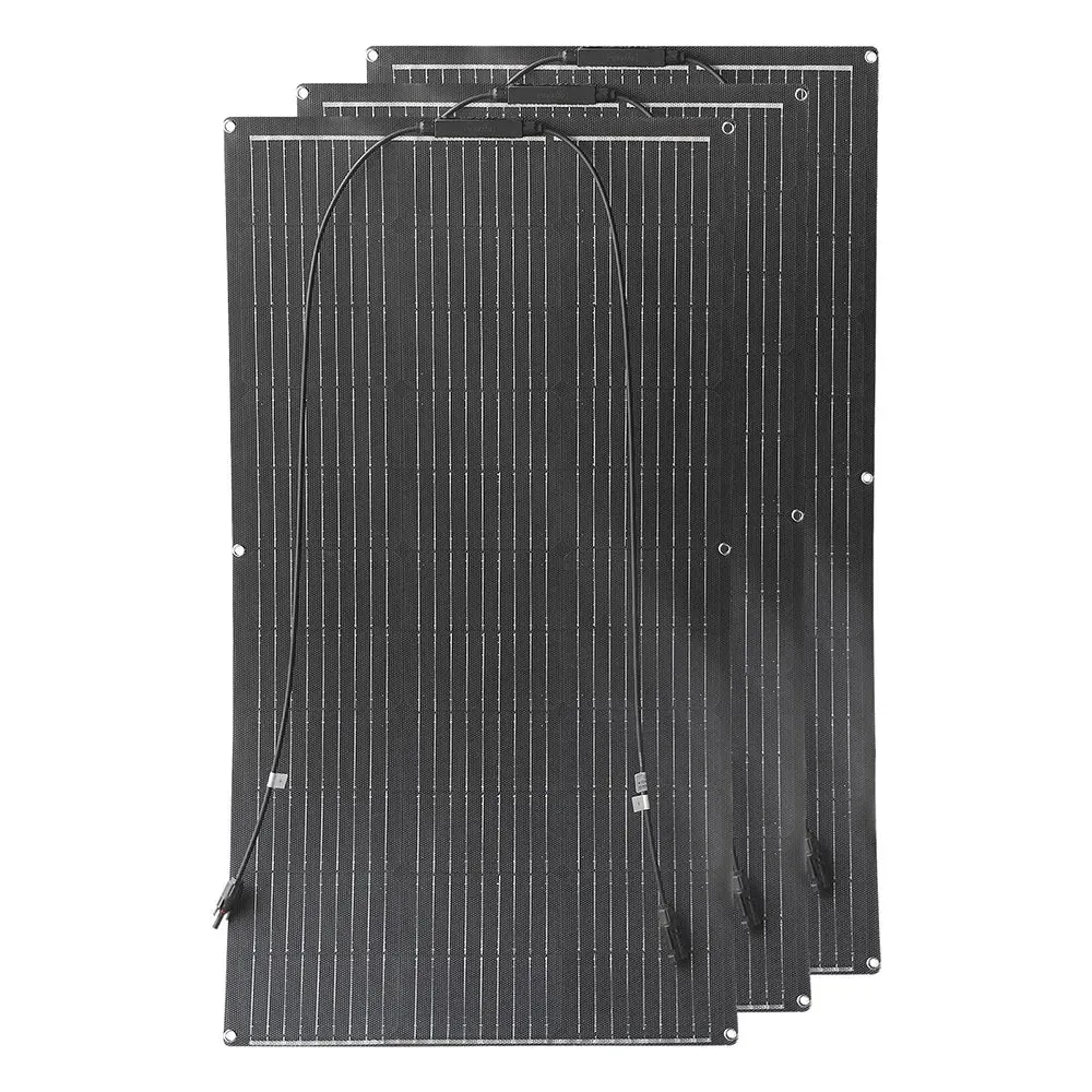 Flexible Solar Panel Kit (100W, 200W, 300W) - High-Efficiency 12V/24V Battery Charger