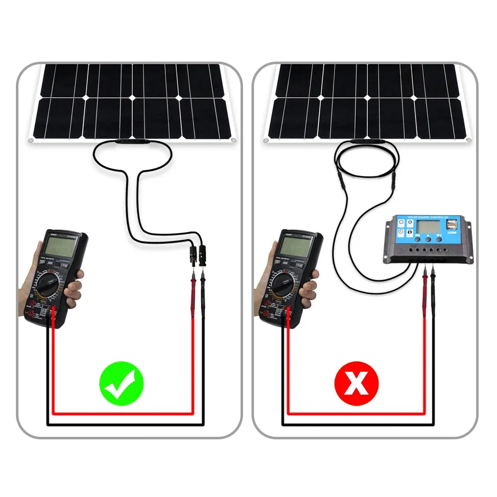 Flexible Solar Panel Kit (100W, 200W, 300W) - High-Efficiency 12V/24V Battery Charger