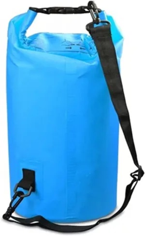 Floating Dry Sack, Lightweight Roll Top Dry Sack, Keep Gear Dry Clean, for Swimming, Kayak, Rafting & Boating, 2L/5L/10L/15L/20L/30L (Color : Blue, Size : 15L)