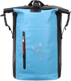 Floating Waterproof Dry Bag 25L, Roll Top Sack Keeps Gear Dry for Kayaking, Rafting, Boating, Swimming, Camping, Hiking, Beach, Fishing (Blue)