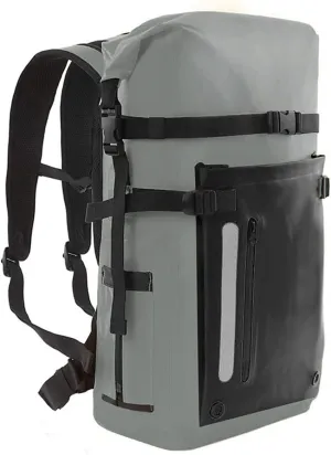 Floating Waterproof Dry Bag 30L, Roll Top Sack Keeps Gear Dry for Kayaking, Rafting, Boating, Swimming, Camping, Hiking, Beach, Fishing (Gray)