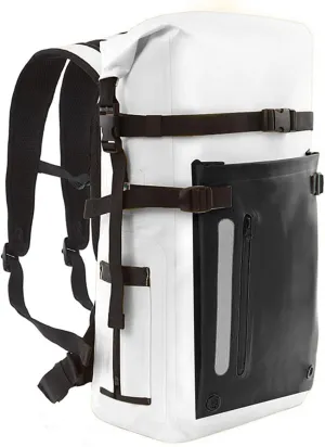 Floating Waterproof Dry Bag 30L, Roll Top Sack Keeps Gear Dry for Kayaking, Rafting, Boating, Swimming, Camping, Hiking, Beach, Fishing (White)