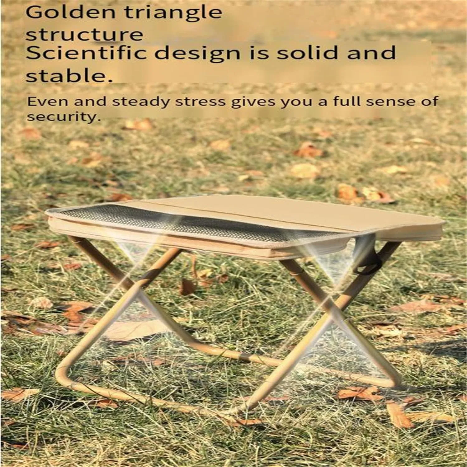 Foldable Backpack Stool, Portable Mini Outdoor Camping Folding Seat with Adjustable Shoulder Strap, Portable Folding Camping Stool with Carry Bag (Green,l)