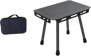Foldable Camping Table Portable Stool with Storage Bag Fishing Stool Beach Table Small Chair for BBQ Hiking Backyard Fishing