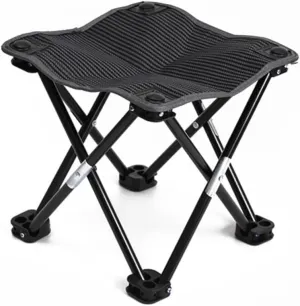 Foldable Chairs for Outdoor Activities Compact Camping Stool Non-Woven Fabric and Metal Constructi