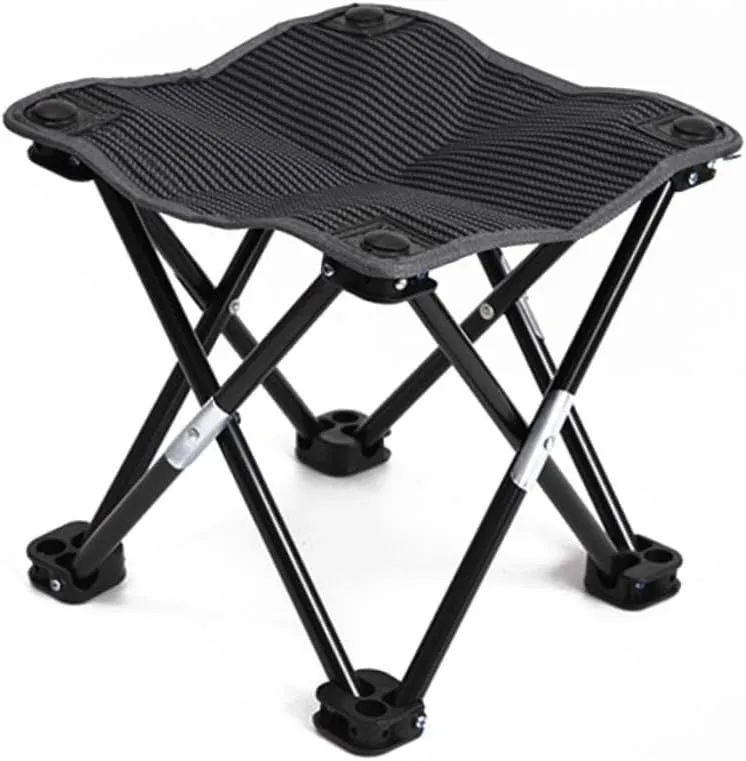 Foldable Chairs for Outdoor Activities Compact Camping Stool Non-Woven Fabric and Metal Constructi