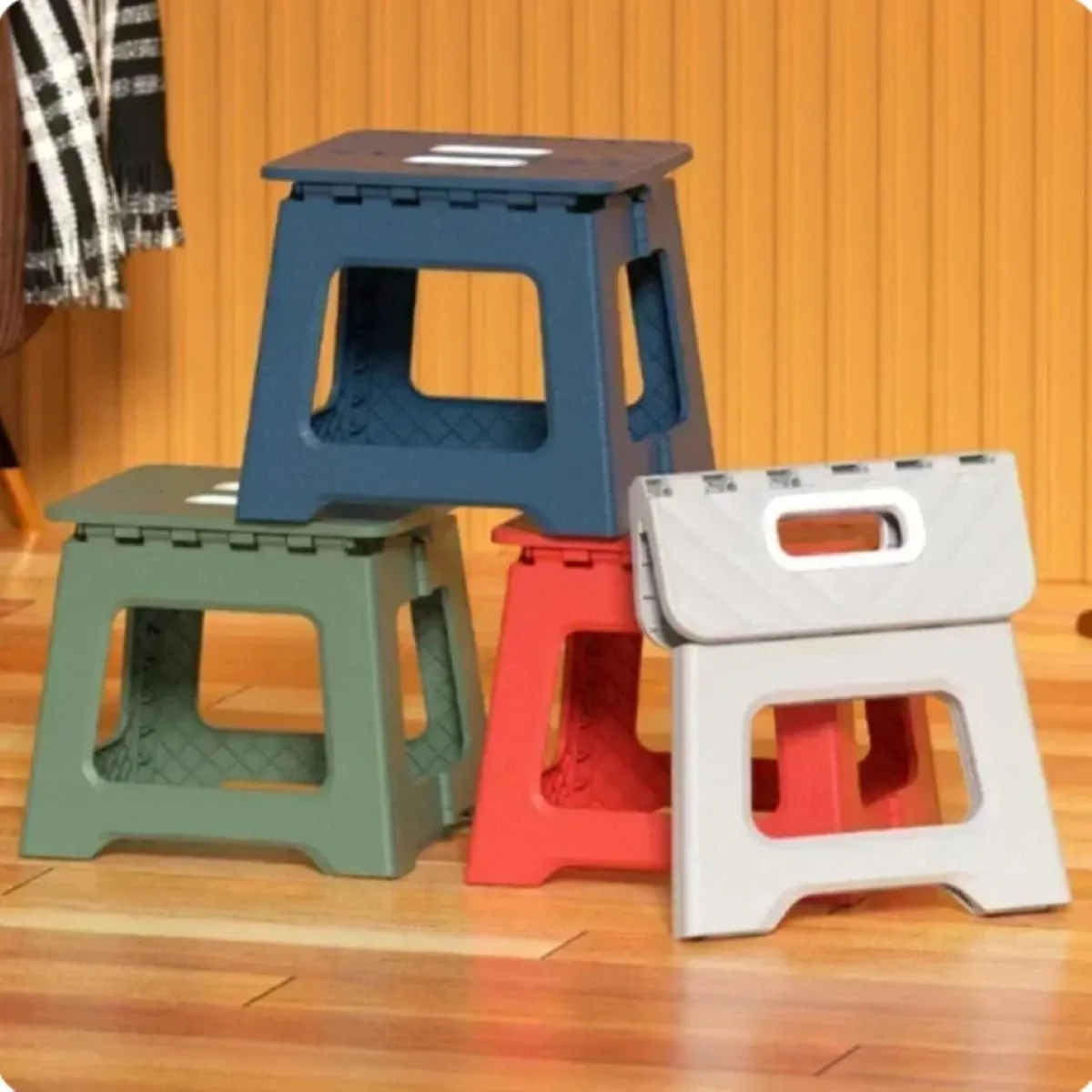 Foldable Folding Stool, Portable Fishing Chair, Outdoor Folding Camping Stool for Beach, Hiking, Travel Folding Chair