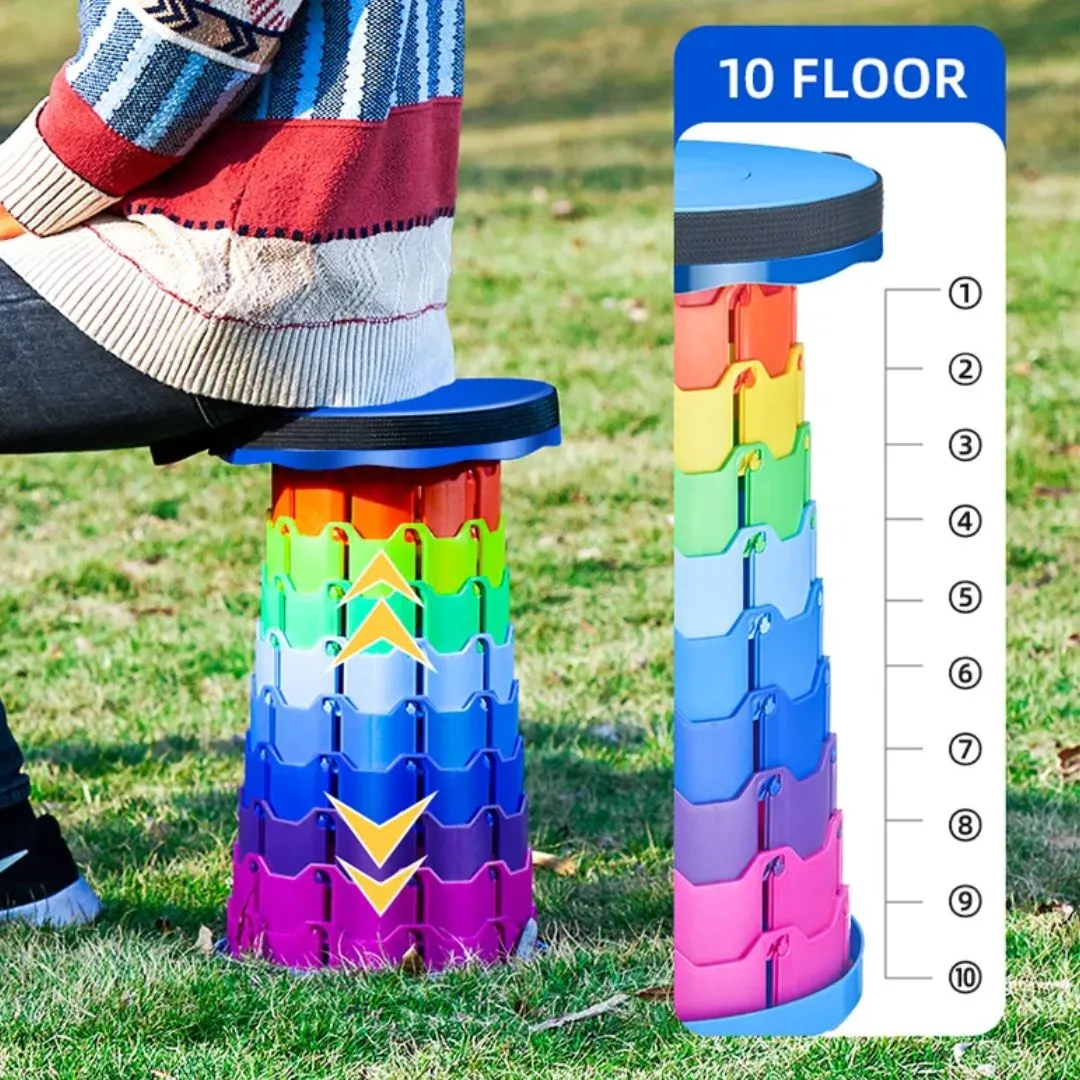 Foldable Telescopic Stool | Lightweight and Portable