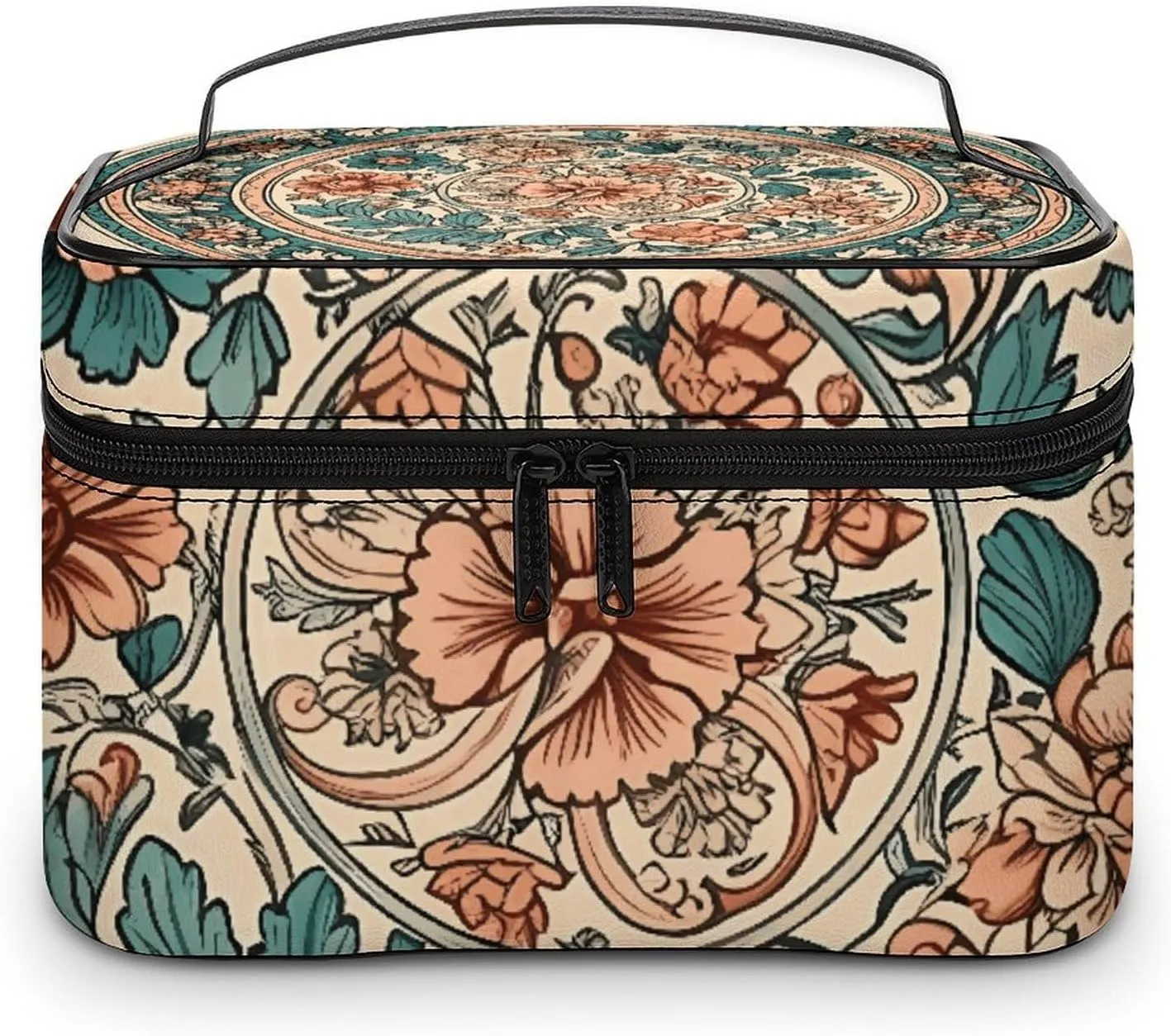 Foldable Travel Luggage Bag for Men And Women, Dry And Wet Separation Portable Travel Luggage Bag, Circular Pattern Printed Waterproof Sports Luggage Bag, Fitness Bag