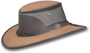Foldaway Cattle Suede Cooler Leather Hat - Item 1064