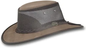 Foldaway Cattle Suede Cooler Leather Hat - Item 1064