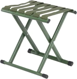 Folding Camping Stool Lightweight Fishing Stool Aluminium Alloy Camping Chair Seat Collapsible Stool for Picnic Hiking Travel