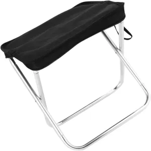 Folding Camping Stool Lightweight Portable Bench Aluminum Alloy for Patio Outdoor Fishing