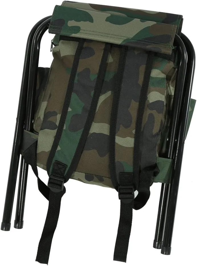 Folding Camping Stool, Portable Lightweight Chair with Storage Bag, for Outdoor Activities, Hiking, Fishing