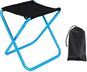 Folding Camping Stool Portable Seats Little Fishing Chair Foldable Camp Stool for Camping Fishing Hikings Gardenings