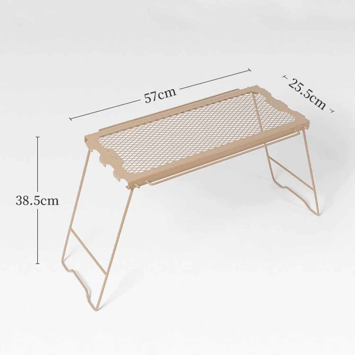 Folding Camping Table Folding Campfire Grill with Mesh Desktop Desk Camping Cooking Grate Overfire for Beach Garden Patio BBQ Outdoor camping table Foldable camping table Wilderness camping t
