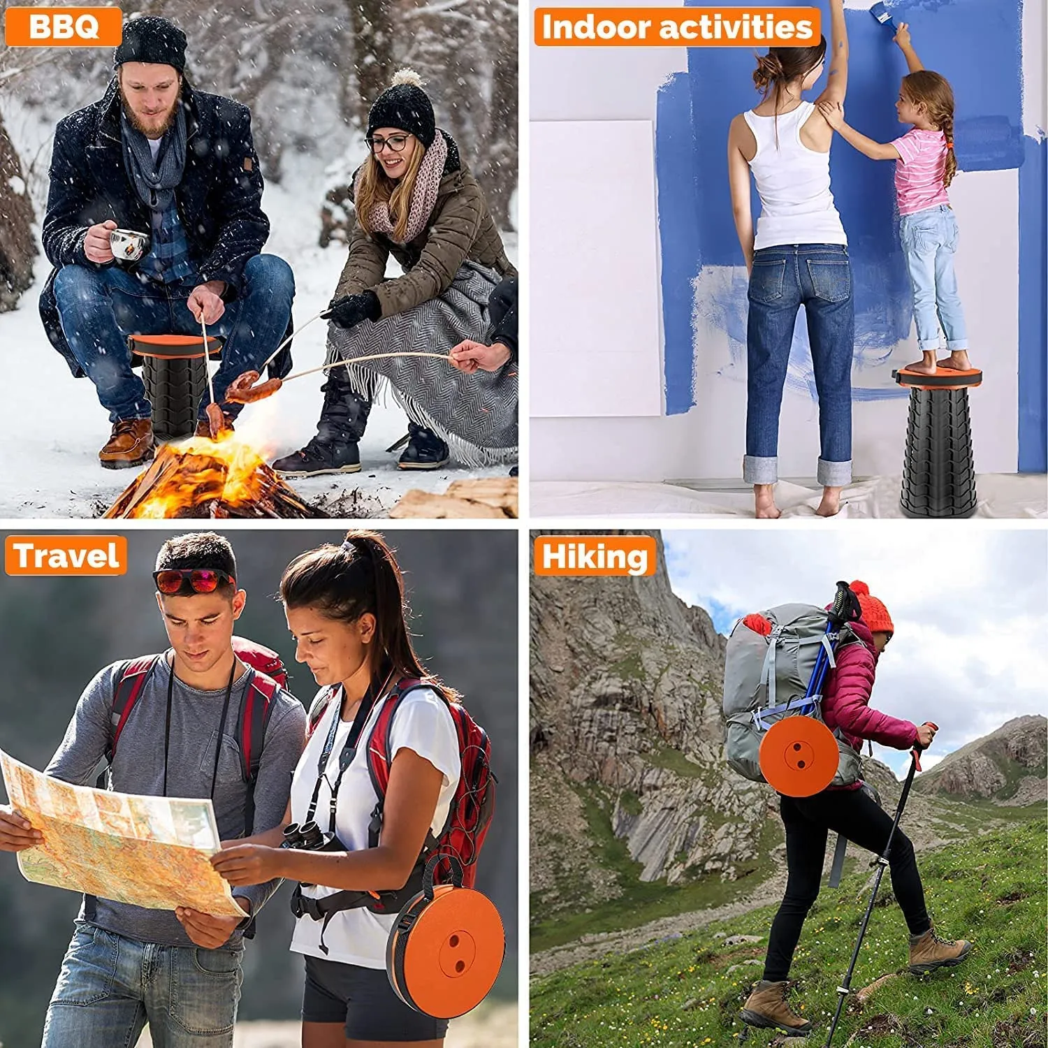 Folding Extension Stool