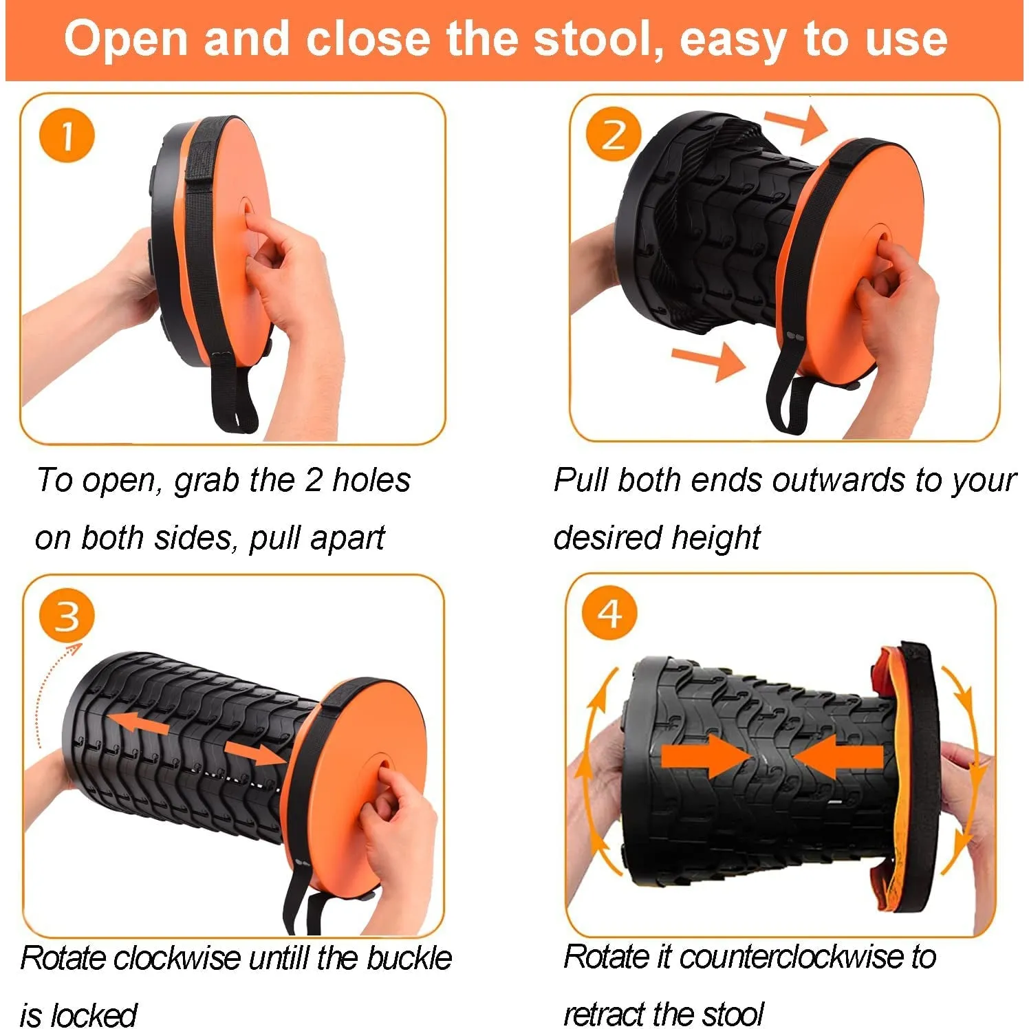 Folding Extension Stool
