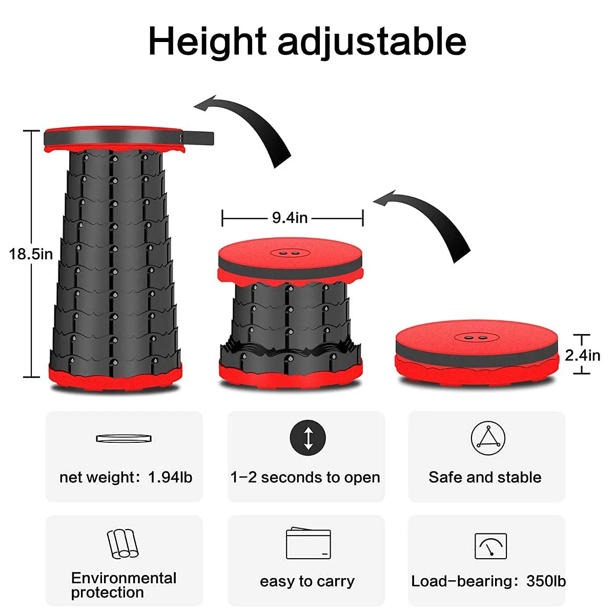Folding Extension Stool