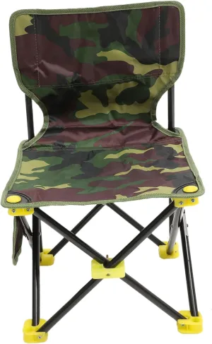 Folding Fishing Chair Portable Outdoor Stool Craftsmanship for Fishing Camping and BBQ Activities Compact Design for Seat Backrest