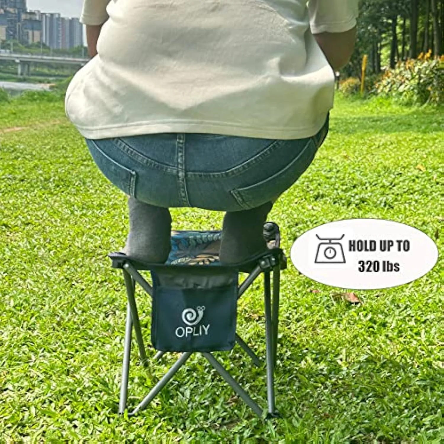 Folding (Green, Camping Beach, and Portable Bag Stool with Hiking Stool, Camping Samll Gardening Seat Camp Machine-learning Chair Opliy Holiday savings Fishing Carry Camping 13.5") for L