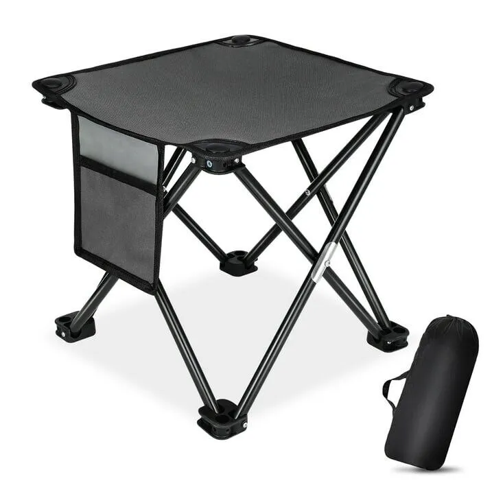 Folding Outdoor Camping Stool with Carry Bag: Portable Chair for Camping and Fishing