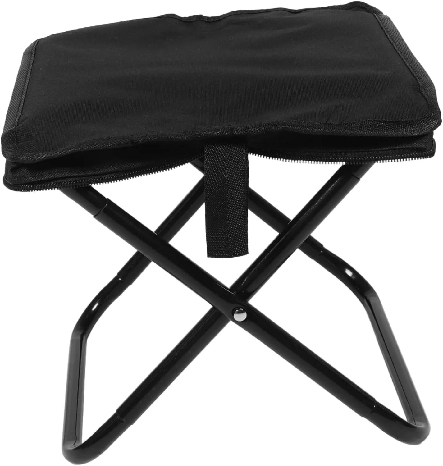 Folding Portable Camping Stool Lightweight Space Saving Outdoor Chair with Zipper Bag for Hiking Fishing BBQ and Beach Activities Skid Design for Stability