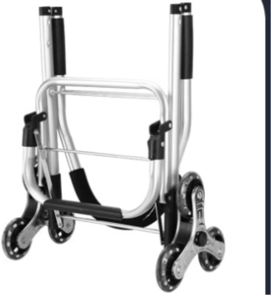 Folding Shopping Cart, Shopping Cart Foldable Shopping Trolleys Foldable Utility Cart with Climb Stairs Wheels and Elastic Rope Grocery Utility Carts(Color:A)
