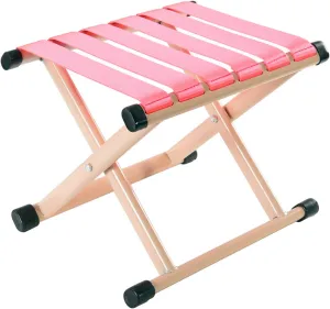 Folding Stool 15.7 Height 13.7Height Two Size Duty Camping Stool Outdoor Portable Chair Hold up to 330 Lbs for Walking Hiking Fishing